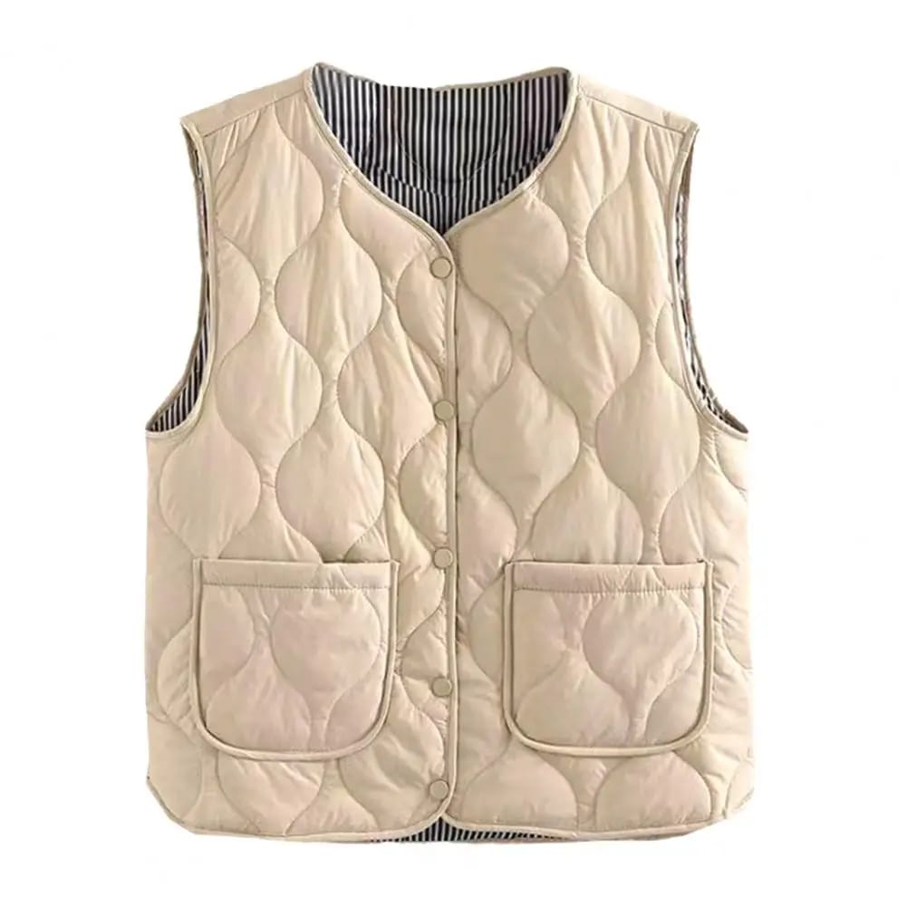 Chaleco SM Acolchado Térmico Cuello V